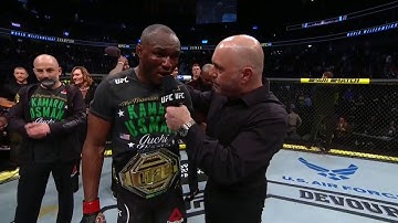 UFC 245: Kamaru Usman Octagon Interview