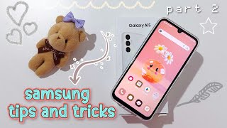 samsung galaxy a15 tips & tricks ✨️ on another level part 2