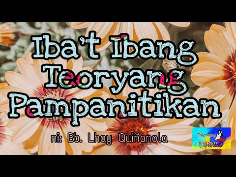 IBA&rsquo;T IBANG TEORYANG PAMPANITIKAN | MGA HALIMBAWANG AKDA | Pilipinong FILIPINO