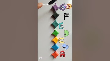 Reverse Alphabet lore Experiment 🔥#colormixing #reverse #satisfying   #alphabetlore