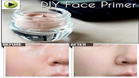 How to make face primer or makeup primer at home / DIY face primer