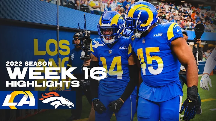Highlights: Rams Top Plays vs. Broncos In Week 16 | Cam Akers' TDs, Bobby Wagner's INT & More