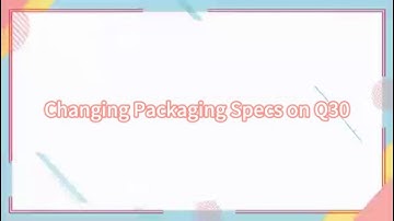 Quick Guide: Switch Bag Sizes in 1 Minute with ZDB-900-Q30 Smart Screen