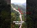 Is the great wall of china visible from space? #space #china #history #facts #usa #shorts #learning