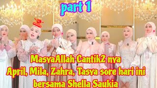 Download Lagu MASYAALLAH CANTIK2 NYA,,!! APRIL, ZAHRA, MILA,TASYA SAAT SHOW DI SHELLA SAUKIA HARI INI  MP3