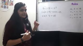 Multiplication of Integers For Class 6 to Class 8 | Multiplication Of Integers in Hindi screenshot 5