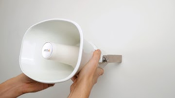 AXIS C1310-E Network Horn Speaker installation tutorial