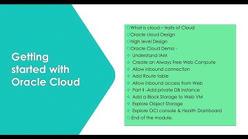 Get started with Oracle Cloud - part2