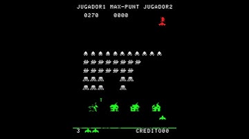 Galaxy Monsters (Laguna S.A. Spanish bootleg of Space Invaders) [MAME] [shortplay]