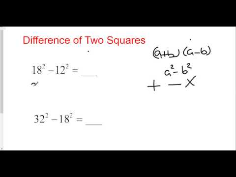 Difference of Two Squares