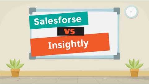 Salesforce vs Insightly Brief Comparison (2018)