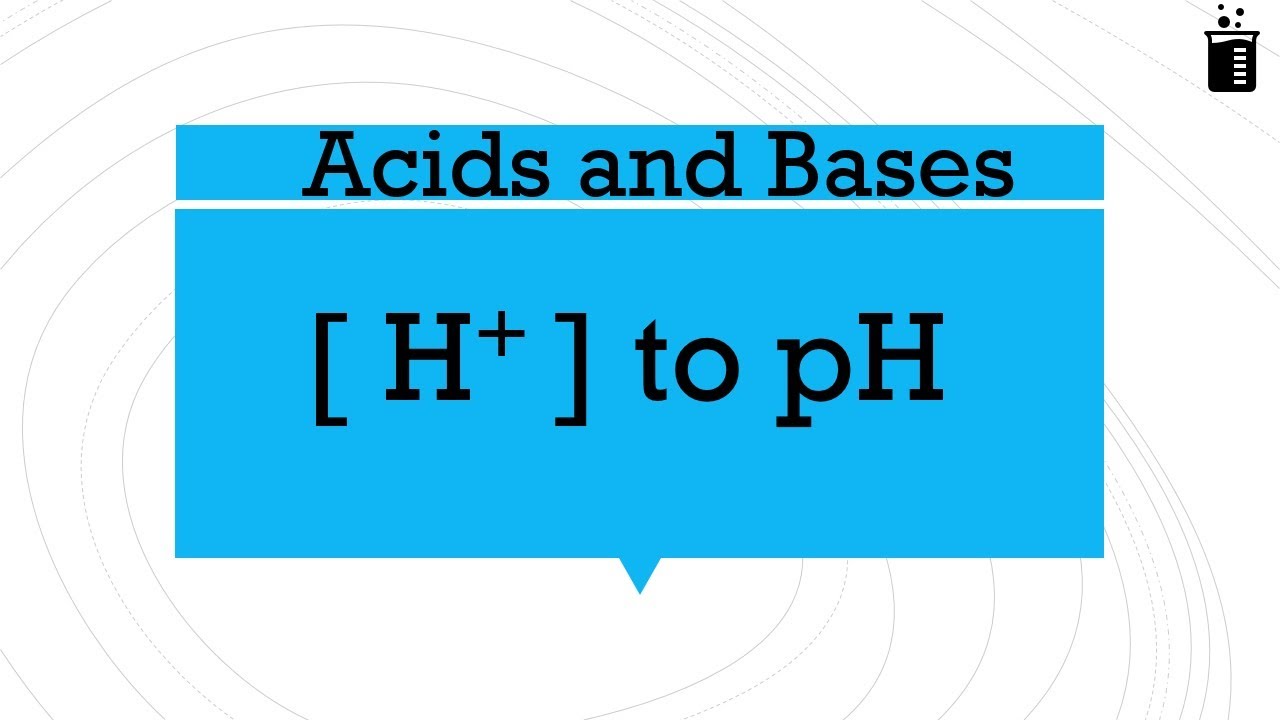 Acids and Bases: how to get to pH: [H+] to pH - YouTube