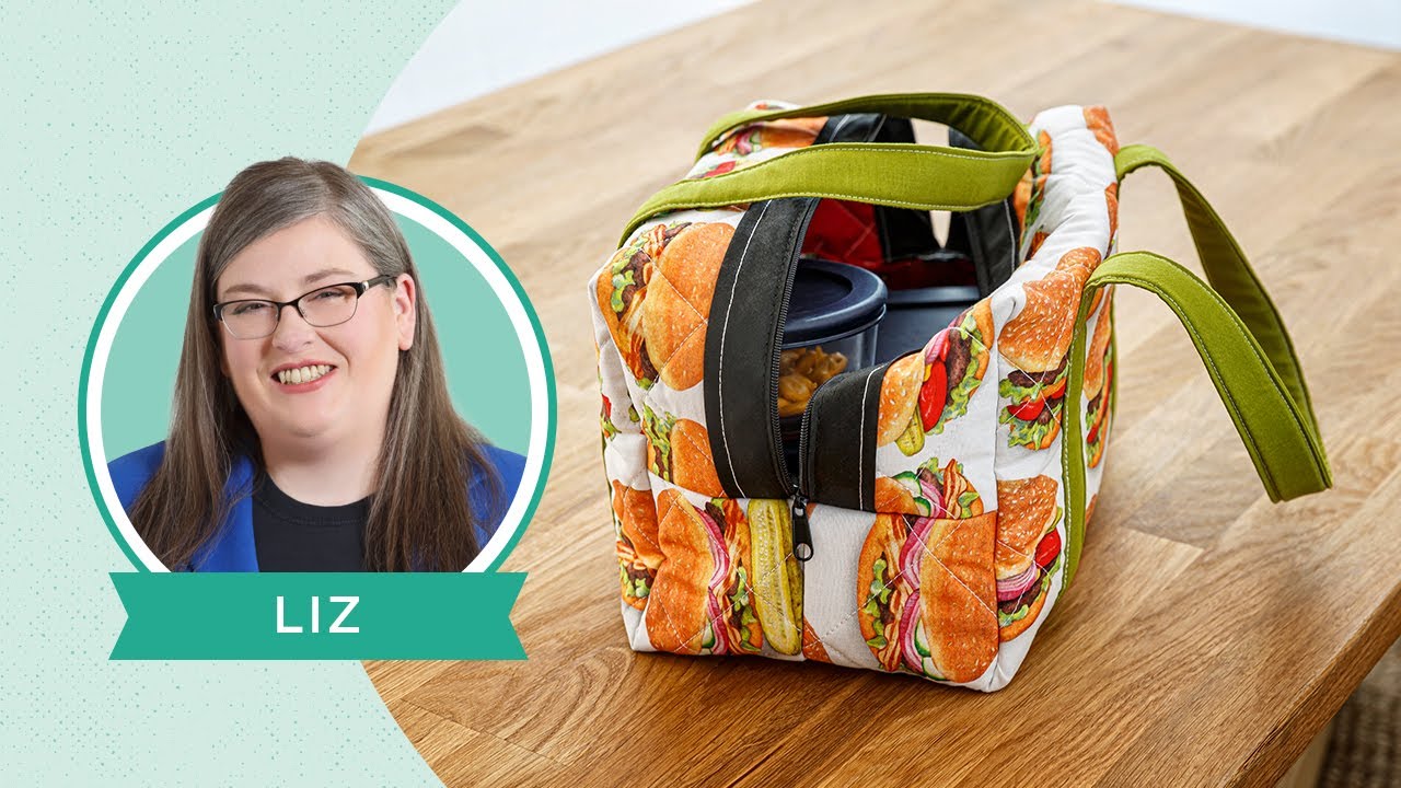 Make a June Tailor Quilt-As-You-Go Insulated Lunchbox with Liz of ...