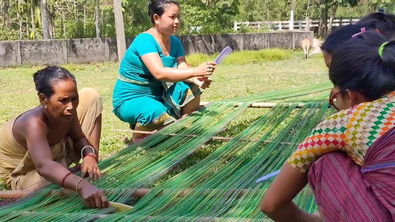 जि दानाय आदब || Bodo traditional weaving method