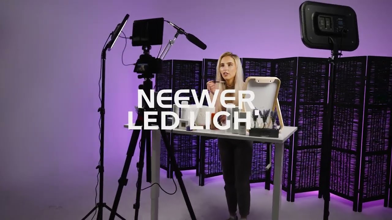 NEEWER 18.3インチRGB LED ビデオライトとスタンド RGB168 - YouTube NEEWER 18.3インチRGB LED ビデオライトとスタンド RGB168 - YouTube