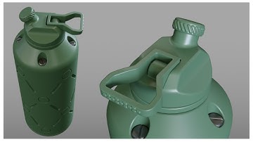 Modeling a Quick Metal Water Bottle in Plasticity