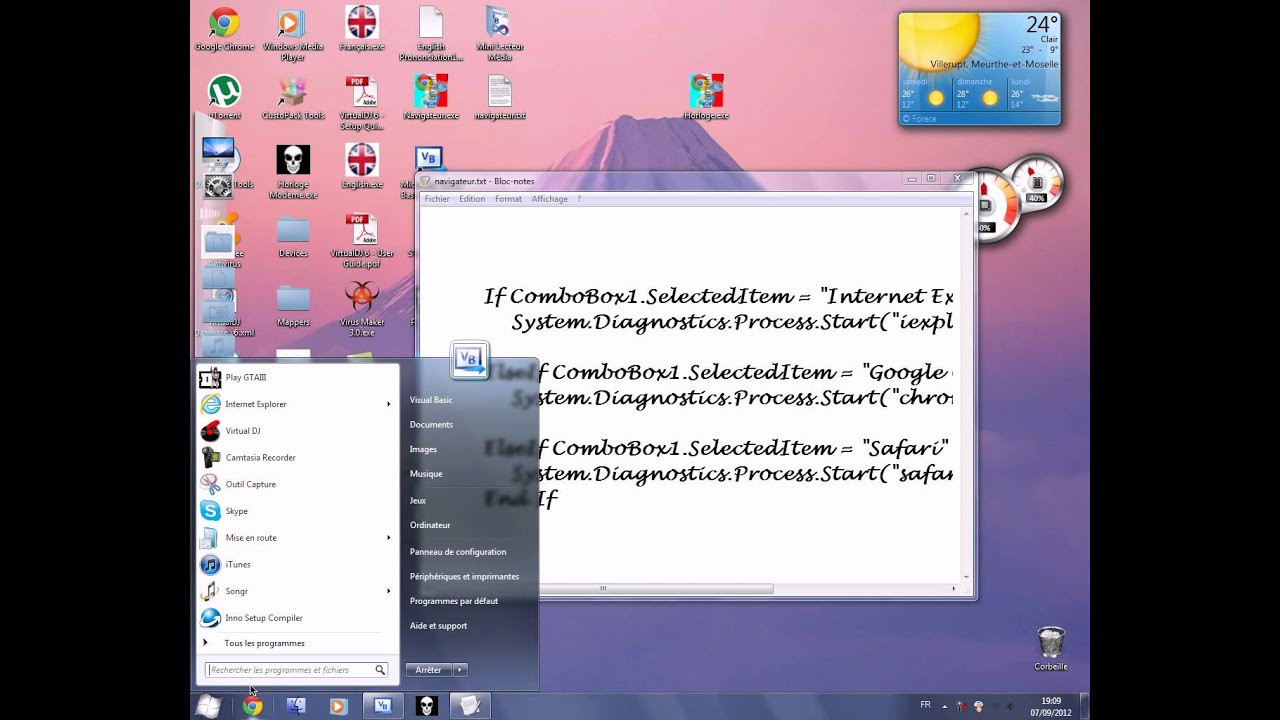 [Visual Basic] Choisir votre navigateur pour obtenir une page web - YouTube