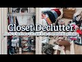 SMALL CLOSET DECLUTTER &amp; ORGANIZATION | DECLUTTERING &amp; ORGANIZING [TIPS to FIND YOUR MOTIVATION]