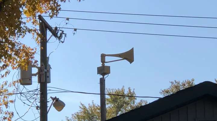 Elkhart,IN ￼Thunderbolt 1000T - Full Alert - Siren Test-11/6/21