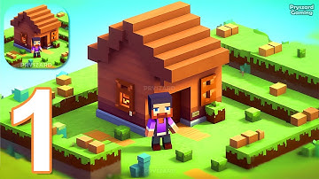 Craft Valley - Gameplay Walkthrough Part 1 Craft & Build Your Village (iOS, Android)