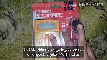 Unboxing / unpacking Digital Multimeter Dt380d || Unboxing in urdu/Hindi ||under 4$ملٹی میٹر