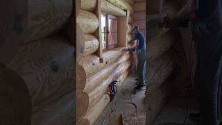 для защиты стен и потолков в бане хорошо подходит масло с воском #отделка #wood #ремонт #ремонтсруба