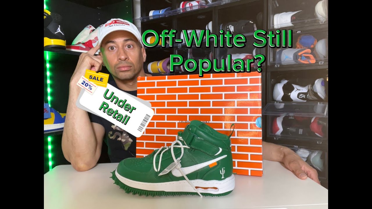 OFF-WHITE x NIKE AIR FORCE 1 MID 😤PINE GREEN REVIEW & STYLING
