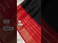 Mysore silk chex weaving saree with contrast weave border with printed pallu &amp; blouse