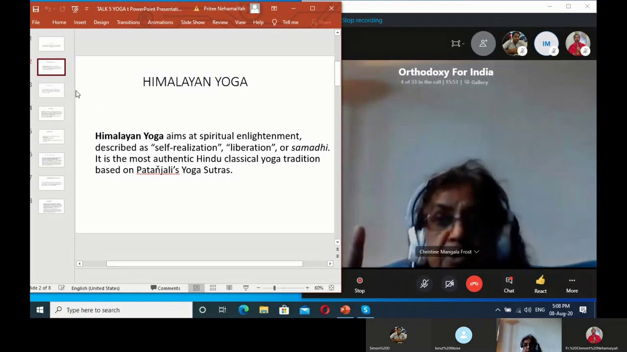 Yoga An Orthodox Christian Inquiry by Dr Christine Mangala Frost