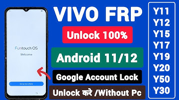 100% Vivo Android 11/12 || FRP Bypass || Y11/Y12/Y15/Y17/Y19/Y20/Y30/Y50 || Without Pc || New Method