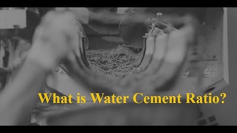 Understanding Grade of Concrete and Water-Cement Ratio | Key Factors in Concrete Mix Design