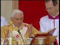 Benedict XVI singing. The mass in Turin 2 may 2010