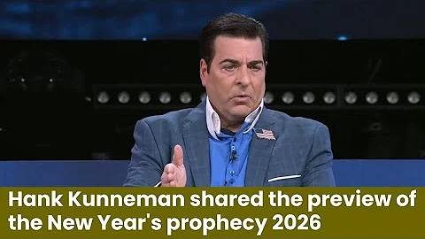 Hank Kunneman shared the preview of the New Year's prophecy 2026