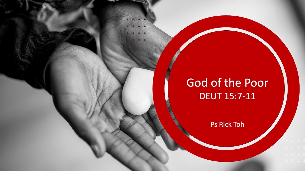 Sermon Title: God of the Poor 
Sermon Preacher: Ps Rick Toh
Date: 29 October 2023
This sermon is Part 4 of a 4-part series on Missional 
1. Not Forsaken - Dr Andrew and Belinda Ng's faith journey
2. A Chance to Die - Amy Carmichael's life and legacy
3. As for Me and my House
4. God of the Poor
Discussion Reflection Question:
1. What are some possible reasons/concerns that can hinder one from caring or giving to the poor? 
2. Consider some practical steps you can take to serve and give to the poor intentionally.  If you..
(i) need prayer
(ii) would like to join our Small Groups
(iii) want to find out more about YCKC 
Please don't hesitate to contact us at:
Email: admin@yckc.org.sg
Mobile: 92727655
Website: www.yckc.org.sg
Worship Pads: https://www.youtube.com/watch?v=i9EZ4...