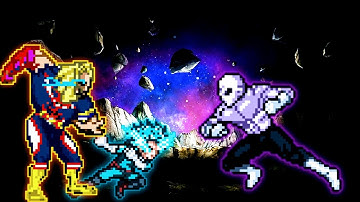 Deku OP(All Form) & All Might V2 VS Jiren OP in Jump Force Mugen