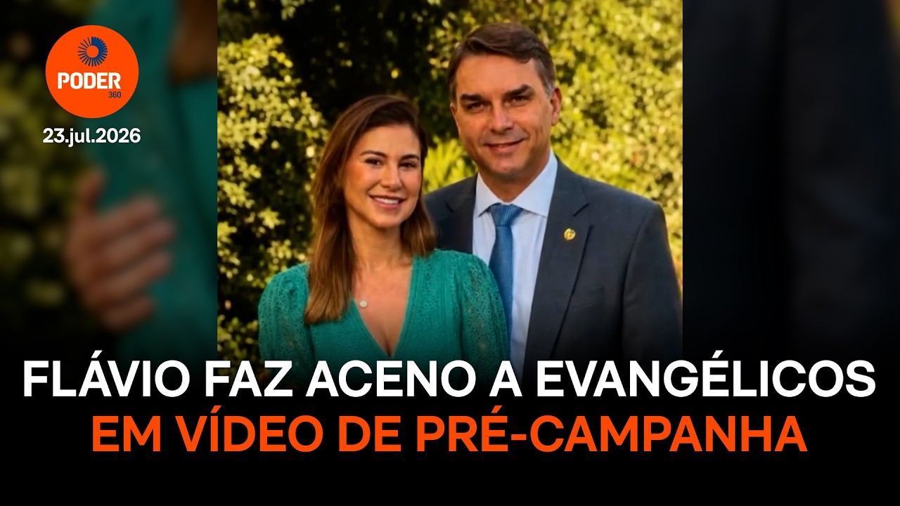 Flávio Bolsonaro faz aceno a evangélicos em vídeo de pré-campanha