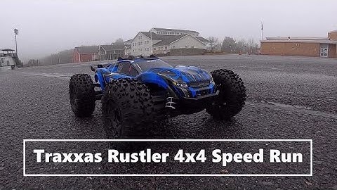 Traxxas Rustler 4x4 Speed Run