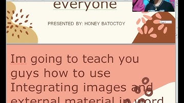 EMBEDDED FILES AND DATA & INTEGRATION IMAGES AND EXTERNAL MATERIAL IN WORD PROCESSORS