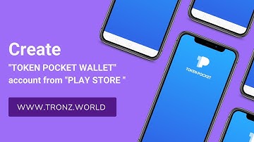 HOW TO CREATE TOKEN POCKET WALLET | TRON WALLET | TRONZ WORLD