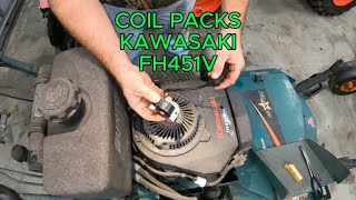 Kawasaki FH451V Coil pack replacement, spark plugs and fuel filter