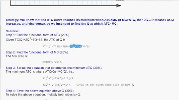 Chapter 7 2 Find the minimum ATC given a quadratic cost function 2us78