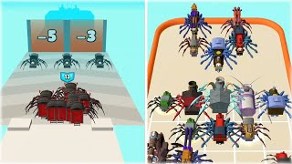 Merge Spider Train MAX LEVEL of Game screenshot 3