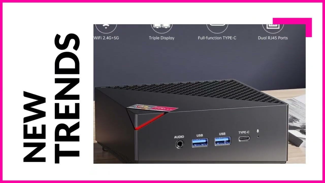 ACEMAGICIAN [Dual LAN Mini Gaming PC AMD Ryzen 7 5