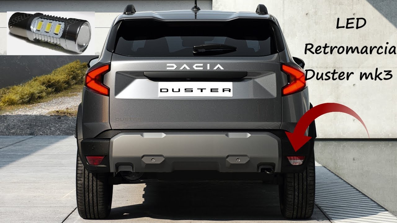 SOSTITUZIONE LAMPADINA RETROMARCIA LED DACIA DUSTER MK3