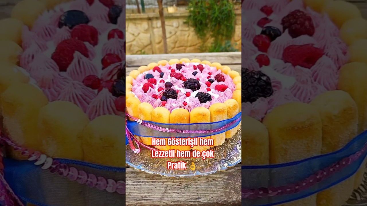 HEM GÖSTERİŞLİ ✨️HEM LEZZETLİ 🤤 HEM DE ÇOK PRATİK 👍 KEDİ DİLİ PASTA ✨️