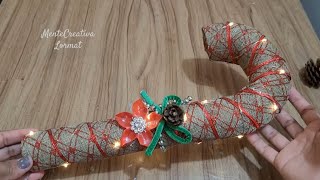 GREAT idea for CHRISTMAS with 2 cardboard tubes / Christmas cane