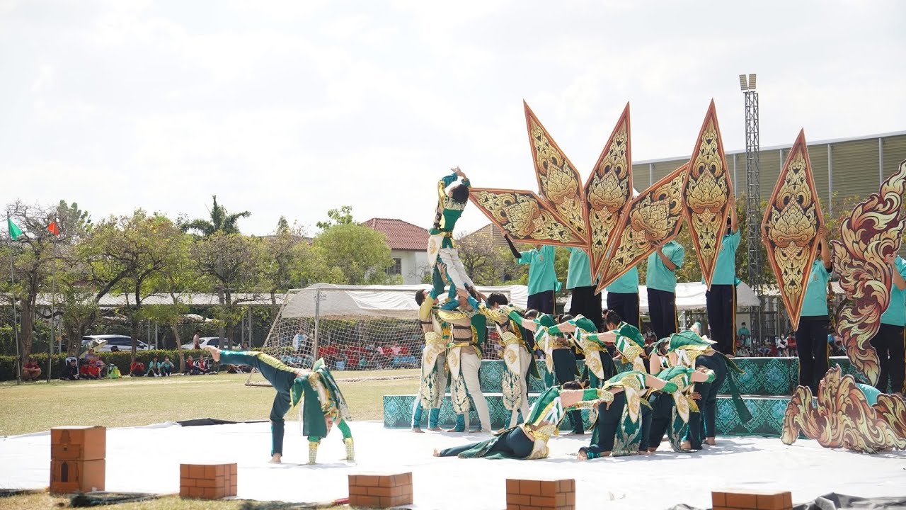 เชียร์ลีดเดอร์ โรงเรียนสายปัญญารังสิต สีเขียว ปี 2568