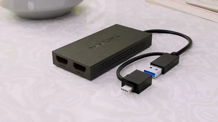 Wavlink USB 3.0 to Dual HDMI Adapter, Bring You Dual 2K Visual Experience💻✨(Model: WL-UG7602HC)