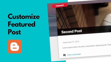 How To Customize Featured Post In Blogger Website Using CSS - Live Blogger