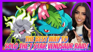 The Best Way To EASILY SOLO The 7 Star Venusaur Raid! | Pokemon Scarlet & Violet